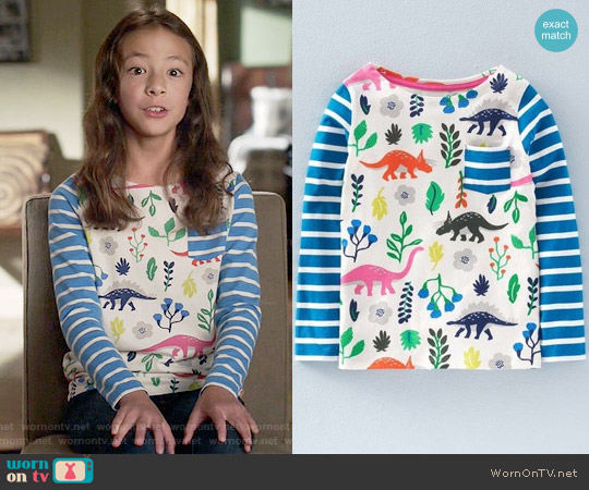 Mini Boden 'Hotchpotch' Cotton Jersey Tee worn by Lily Tucker-Pritchett (Aubrey Anderson-Emmons) on Modern Family