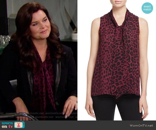 Parker Mia Top worn by Katie Logan (Heather Tom) on The Bold and the Beautiful