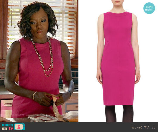 Akris Punto Jersey Sheath Dress worn by Annalise Keating (Viola Davis) on How to Get Away with Murder