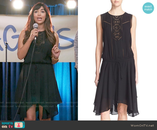 ALC Meloni Dress worn by Cece Parekh (Hannah Simone) on New Girl