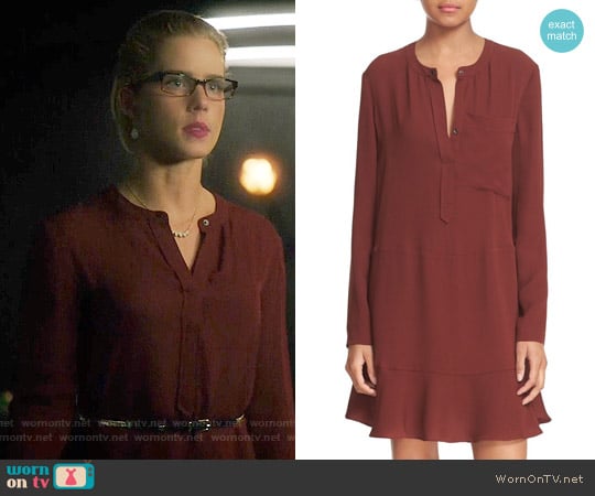 ALC Montana Dress worn by Felicity Smoak (Emily Bett Rickards) on Arrow