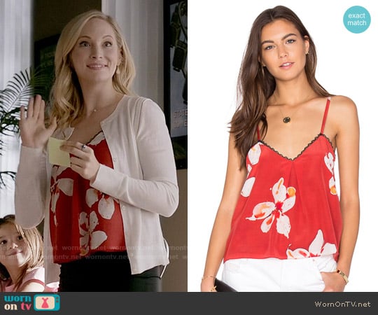 Alice + Olivia Carlene Tank worn by Caroline Forbes (Candice Accola) on The Vampire Diaries