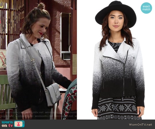 BB Dakota Bell Ombre Jacket worn by Chelsea Lawson (Melissa Claire Egan) on The Young and the Restless