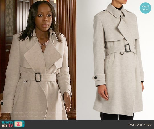 WornOnTV: Michaela’s light grey coat on How to Get Away with Murder ...