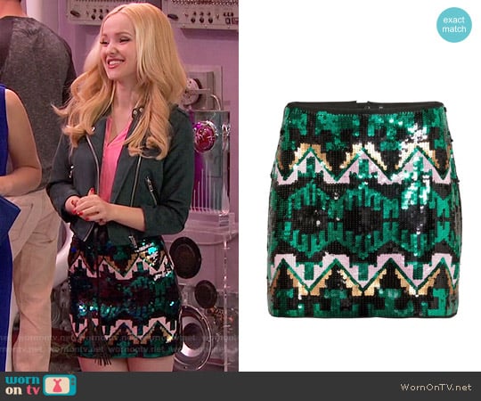 H&M Sequined Skirt worn by Liv Rooney (Dove Cameron) on Liv and Maddie