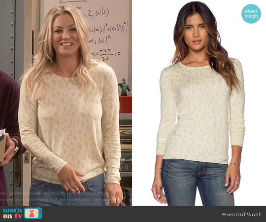 Joie Feronia Sweater in Tumeric & Chai worn by Penny Hofstadter (Kaley Cuoco) on The Big Bang Theory