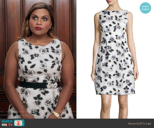 Lela Rose Betsy Dress worn by Mindy Lahiri (Mindy Kaling) on The Mindy Project