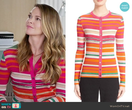 Missoni Stripe Cardigan worn by Liza Miller (Sutton Foster) on Younger