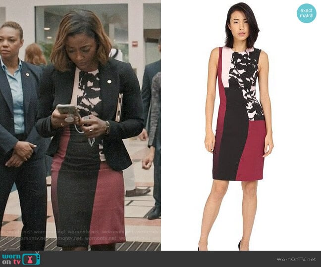 Prabal Gurung Printed Viscose Long Dress worn by Daisy Grant (Patina Miller) on Madam Secretary