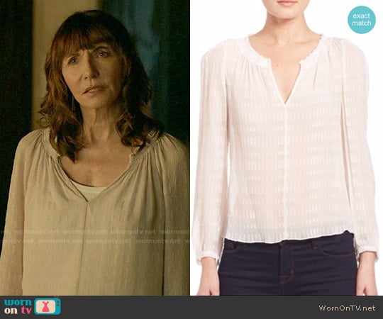 Rebecca Taylor Clip Bar Blouse worn by Gail Klostermann (Mary Steenburgen) on Last Man On Earth