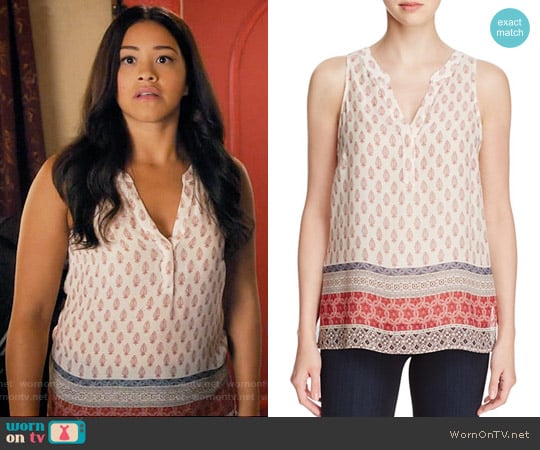 Sanctuary Mori Boho Print Sleeveless Top worn by Jane Villanueva (Gina Rodriguez) on Jane the Virgin