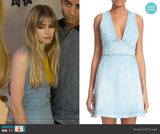 Stella McCartney Anne Denim Dress worn by Brooke Maddox (Carlson Young) on Scream