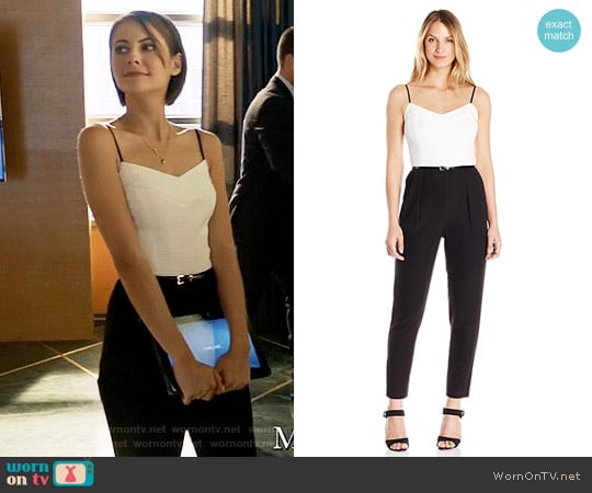 Ted Baker Cahron Jumpsuit worn by Thea Queen (Willa Holland) on Arrow