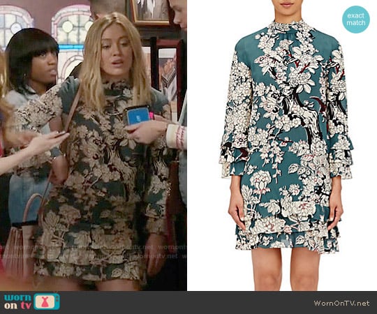 Valentino Enchanted Tree Print Dress worn by Kelsey Peters (Hilary Duff) on Younger