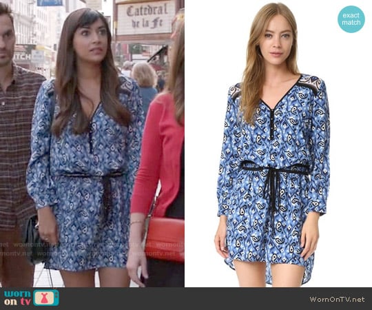 Veronica Beard Venice Dress worn by Cece Parekh (Hannah Simone) on New Girl