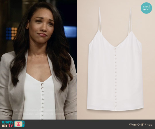 Wilfred Marquis Camisole in Oak worn by Iris West (Candice Patton) on The Flash