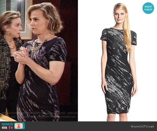 Bcbgmaxazria Jackee Dress worn by Phyllis Newman (Gina Tognoni) on The Young and the Restless