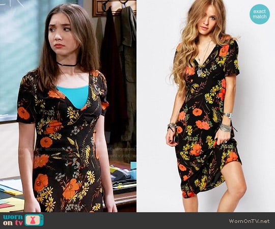 Glamorous Poppy Tea Dress worn by Riley Matthews (Rowan Blanchard) on Girl Meets World