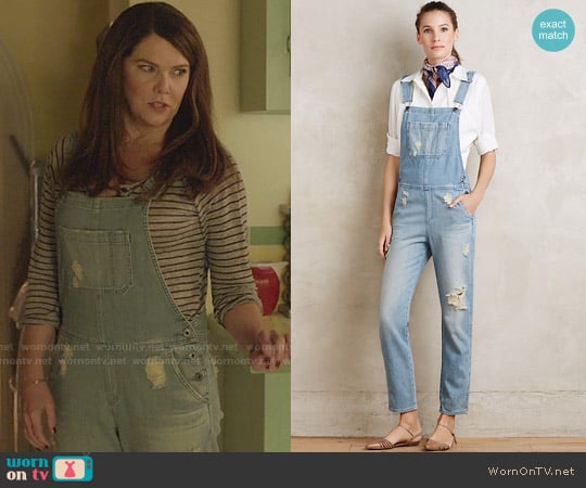 Anthropologie AG Finn Overalls worn by Lorelai Gilmore (Lauren Graham) on Gilmore Girls