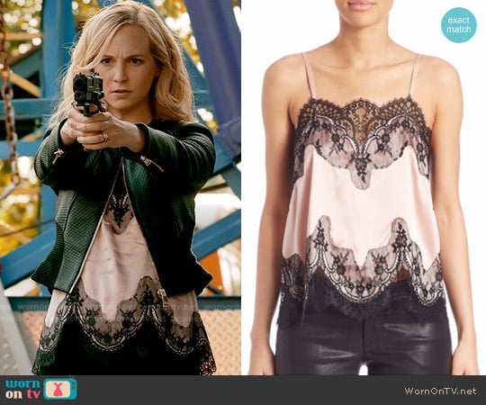 Alice + Olivia Sondra  Top worn by Caroline Forbes (Candice Accola) on The Vampire Diaries