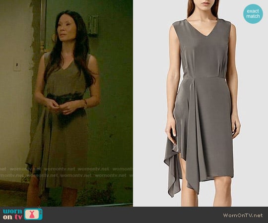 WornOnTV: Joan’s asymmetrical draped dress on Elementary | Lucy Liu ...