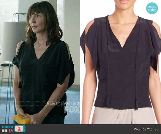 Elie Tahari Brielle Top worn by Gail Klostermann (Mary Steenburgen) on Last Man On Earth