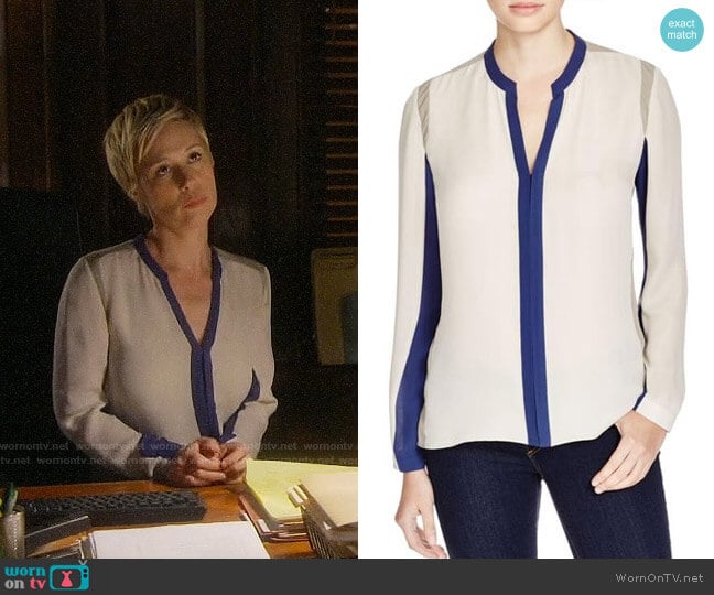 Elie Tahari Layne Top worn by Bonnie Winterbottom (Liza Weil) on How to Get Away with Murder