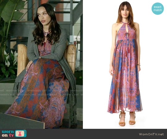 Free People Unattainable Maxi Dress worn by Erica Dundee (Cleopatra Coleman) on Last Man On Earth