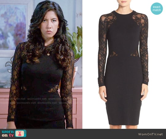 French Connection Viven Lace Dress worn by Rosa Diaz (Stephanie Beatriz) on Brooklyn Nine-Nine