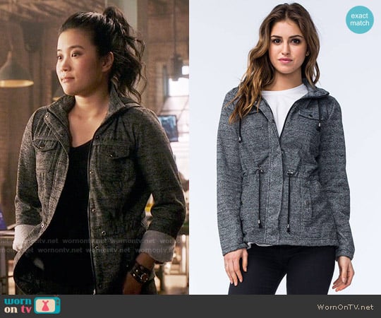 Full Tilt Marled Anorak worn by Happy Quinn (Jadyn Wong) on Scorpion