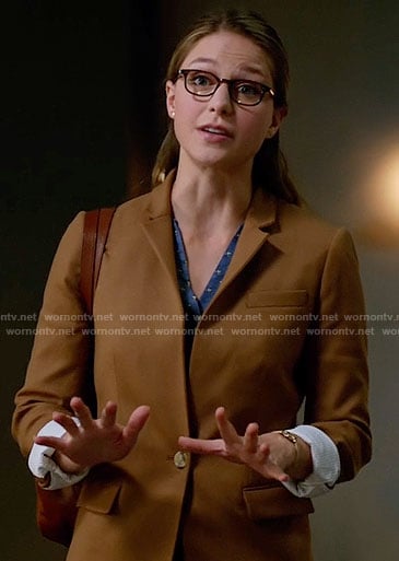 Kara's tan blazer on Supergirl