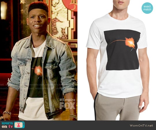 Public School Galaxy-Print Short-Sleeve T-Shirt worn by Hakeem Lyon (Bryshere Y. Gray) on Empire