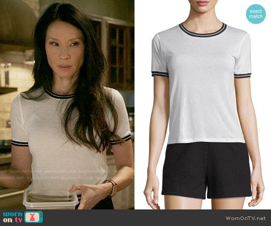 Rag & Bone Stevie Tee worn by Joan Watson (Lucy Liu) on Elementary