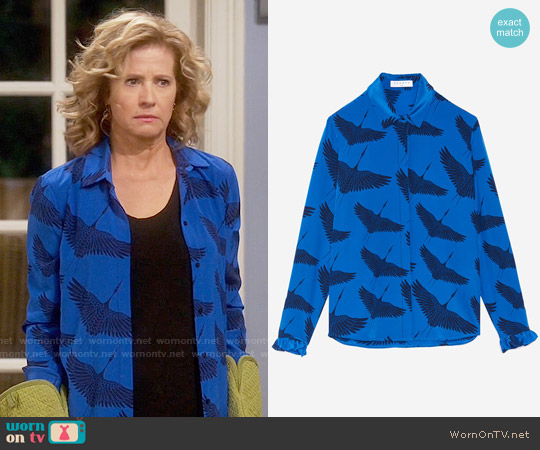 Sandro Lena Shirt worn by Vanessa Baxter (Nancy Travis) on Last Man Standing