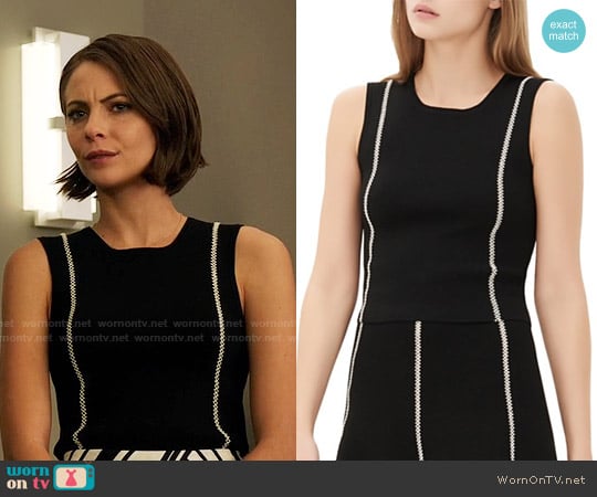 Sandro Safa top worn by Thea Queen (Willa Holland) on Arrow