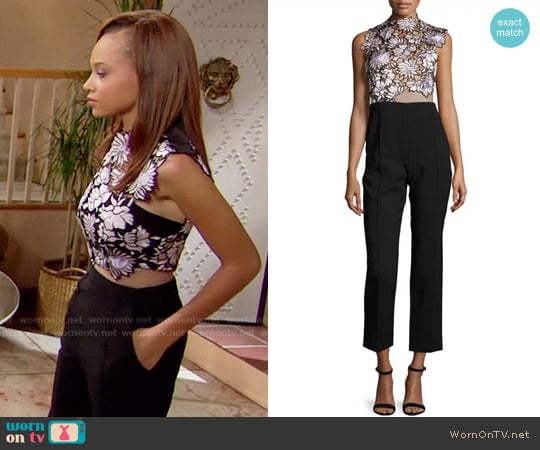 WornOnTV: Nicole’s lace-top Thanksgiving jumpsuit on The Bold and the ...