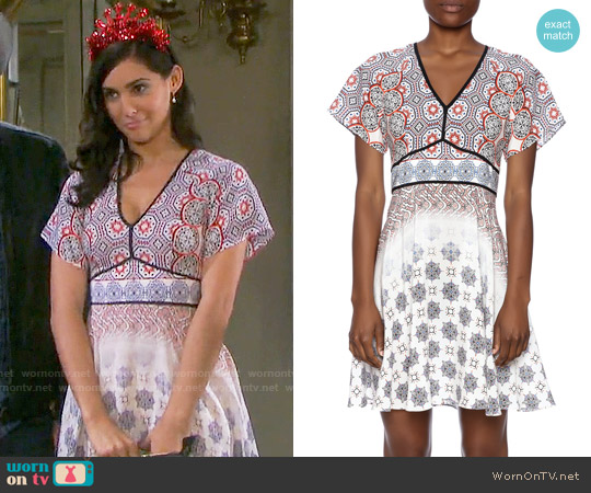 Shoshanna Amber Dress worn by Gabi Hernandez (Camila Banus) on Days of our Lives