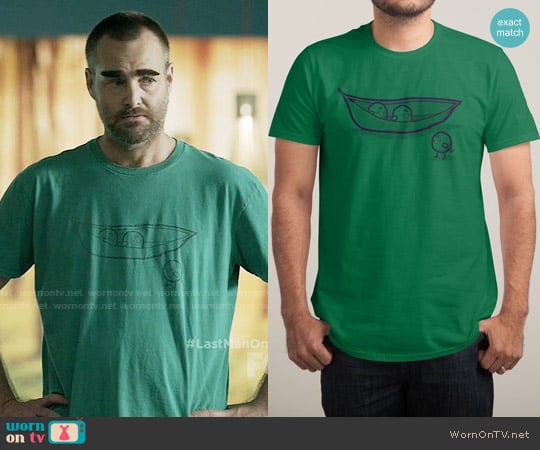 Threadless Chick Peas Tee worn by Phil Miller (Will Forte) on Last Man On Earth