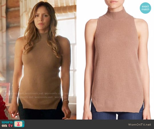 360 Cashmere Logan Top worn by Paige Dineen (Katharine McPhee) on Scorpion