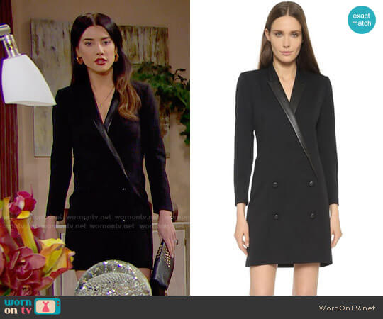 The Kooples Coat Shaped Dress worn by Steffy Forrester (Jacqueline MacInnes Wood) on The Bold and the Beautiful