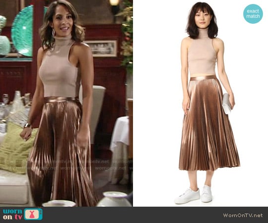 ALC Presley Top and Bobby Skirt worn by Lily Winters (Christel Khalil) on The Young and the Restless