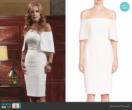 Black Halo Eloise Dress worn by Lauren Fenmore (Tracey Bregman) on The Young and the Restless