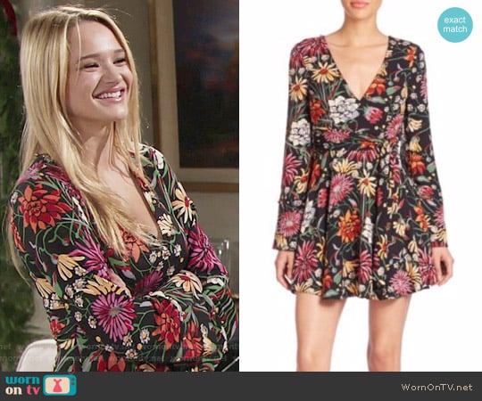 Cinq a Sept Bianca Dress worn by Summer Newman (Hunter King) on The Young and the Restless