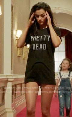 Princess Eleanor's Pretty Dead tee on The Royals