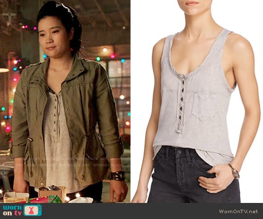 Free People Traveler Tank worn by Happy Quinn (Jadyn Wong) on Scorpion