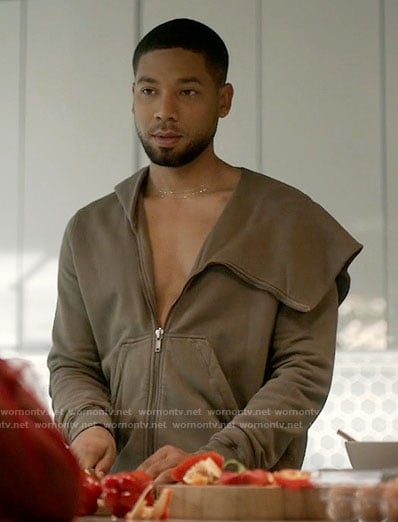 Jamal’s asymmetric hoodie on Empire