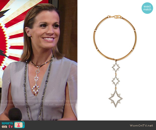 Lulu Frost Nova Necklace worn by Chelsea Lawson (Melissa Claire Egan) on The Young and the Restless