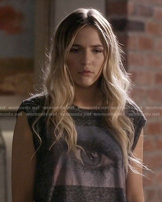 Maddie's eye graphic tank top on Nashville