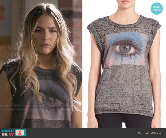 Pam & Gela Frankie Eye Muslce Tee worn by Maddie Jaymes (Lennon Stella) on Nashville