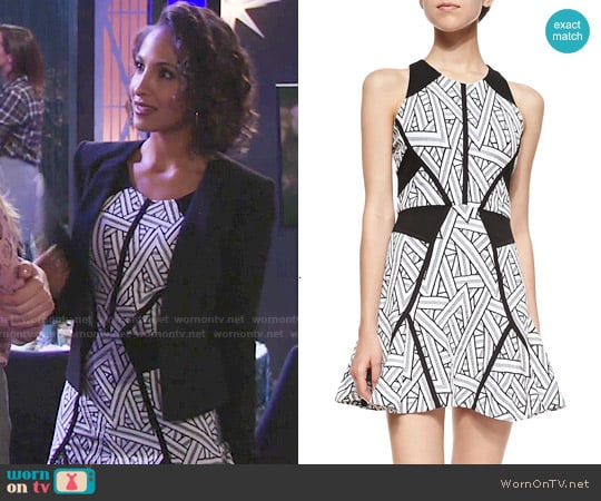 WornOnTV: Lily’s triangle print dress on The Young and the Restless ...